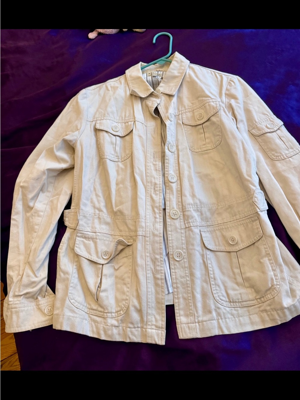 Ladies Large Khaki Utility/Safari jacket